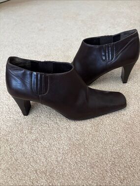 Coach Vintage Brown Ankle Booties